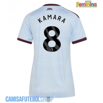 Camisa de time de futebol Aston Villa Boubacar Kamara #8 Replicas 3º Equipamento Feminina 2026-27 Manga Curta